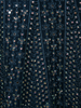 Deep Midnight Teal Blue Heavy Sequins and Stone Embellished Design Net Party Wear Gown