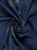 Deep Navy Blue Abstract Designed Semi Tussar Saree