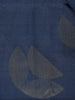 Deep Navy Blue Abstract Designed Semi Tussar Saree
