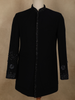 Deep Navy Blue Beads Embroidered Design Polynosic Sherwani Suit