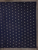 Deep Navy Blue Butta Design Organza Saree