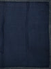 Deep Navy Blue Butta Woven Design Pure Organza Party Wear Saree with Scalloped Border