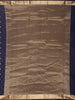 Deep Navy Blue Butta Zari Woven Design Kanchipuram Silk Saree with Zari Border