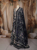 Deep Navy Blue  Floral Beads and Zardozi Embroidered Design Net Mastani Lehenga with Dupatta