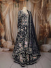 Deep Navy Blue  Floral Beads and Zardozi Embroidered Design Net Mastani Lehenga with Dupatta
