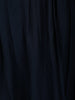 Deep Navy Blue Floral Thread Embroidered Design Cotton Anarkali Salwar Suit with Dupatta