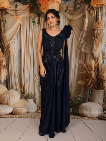 formal gown indo western dress for women Indo Western Gown: Buy Stylish Long Indian Gowns Online USA