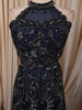 Deep Navy Blue Heavy Sequins and Beads Embroidered Design Net Party Wear Lehenga with Matching Dupatta