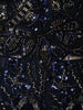 Deep Navy Blue Heavy Sequins and Beads Embroidered Design Net Party Wear Lehenga with Matching Dupatta