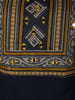 Deep Navy Blue Kalamkari Printed Design Cotton Straight Cut Salwar Suit with Dupatta