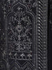 Deep Navy Blue Mughal-inspired Thread Embroidered Design Velvet Men Sherwani Suit