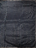 Deep Navy Blue Striped Zari Woven Design Pure Organza Saree with Designer Border