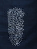 Deep Navy Blue Traditional Motif Printed Design Cotton Straight Cut Salwar Suit with Matching Dupatta