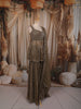 Deep Olive Green Heavy Sequins and Beads Embroidered Design Net Fancy Peplum Palazzo Suit with Matching Dupatta