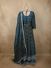 Deep Peacock Blue Heavy Sequins Embroidered Design Organza Mastani Lehenga with Dupatta