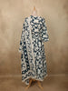Deep Peacock Teal Blue Floral Printed Design Cotton Salwar Suit with Dupatta