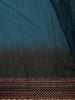 Deep Peacock Teal Blue Stone Embellished Design Organza Designer Saree