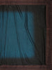 Deep Peacock Teal Blue Stone Embellished Design Organza Designer Saree