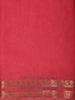 Deep Pink Solid Woven Design Mysore Silk Saree with Zari Border