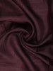 Deep Plum Purple Checked Woven Design Pure Tussar Saree with Floral Border