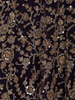 Deep Plum Purple Floral Design Heavy Embroidered Net Lehenga
