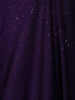 Deep Plum Purple Floral Sequins and Beads Embroidered Design Satin Party Lehenga with Dupatta