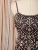 Deep Plum Purple Floral Vine Zari Embroidered Design Tissue Silk Skirt Top Indo Western Lehenga with Matching Dupatta
