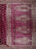 Deep Plum Purple Floral Zari Woven Design Banarasi Silk Designer Saree with Designer Border