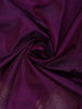 Deep Plum Purple Geometric Design Pure Kanchipuram Silk Saree