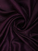 Deep Plum Purple Solid Woven Design Pure Tussar Saree with Floral Scaalloped Border