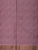 Deep Plum Wine Abstract Printed Design Semi Tussar Saree
