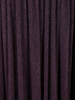 Deep Plum Wine Purple Solid Design Shimmer Pleated Party Wear Gown