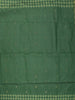 Deep Purple Geometric Zari Woven Design Semi Tussar Saree with Contrast Zari Border