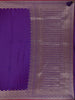 Deep Purple Solid Design Tissue Saree - Diadem