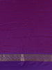 Deep Purple Solid Design Tissue Saree - Diadem