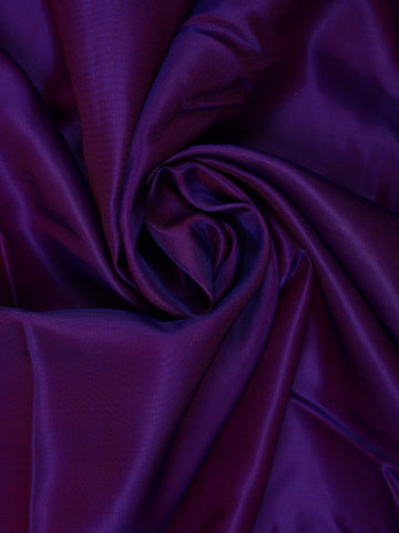 Deep Purple Solid Design Tissue Saree - Diadem