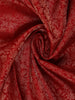 Deep Red Floral Woven Pure Kanchipuram Silk Saree