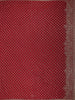 Deep Red Stone Embellished Design Space Silk Party Wear Saree