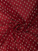 Deep Red Stone Embellished Design Space Silk Party Wear Saree