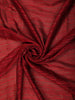 Deep Regal Crimson Red Stone Embellished Design Organza Saree