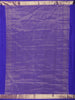Deep Royal Blue Solid Woven Design Pure Kanchipuram Silk Saree with Zari Border