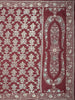 Deep Royal Maroon Sequins Embroidered Design Tussar Designer Saree