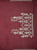 Deep Royal Maroon Sequins Embroidered Design Tussar Designer Saree