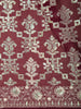 Deep Royal Maroon Sequins Embroidered Design Tussar Designer Saree