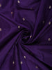 Deep Royal Purple Butta Zari Woven Design Pure Banarasi Saree