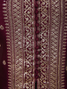 Deep Royal Wine Butta Zari Woven Design Silk Salwar Suit with Dupatta