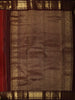 Deep Ruby Red Butta Zari Woven Design Pure Kanchipuram Silk Saree with Contrast Zari Border