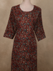 Deep Rust Maroon Floral Printed Design Cotton Palazzo Suit