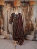Deep Rust Maroon Paisley Printed Design Pure Cotton Straight Cut Salwar Suit with Matching Printed Dupatta