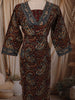 Deep Rust Maroon Paisley Printed Design Pure Cotton Straight Cut Salwar Suit with Matching Printed Dupatta